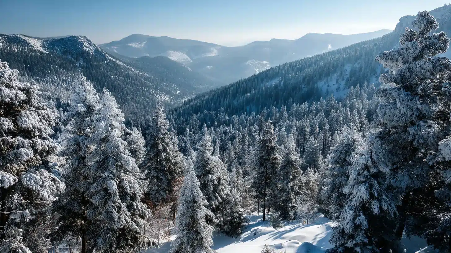 Winter hiking in WNC Mountains