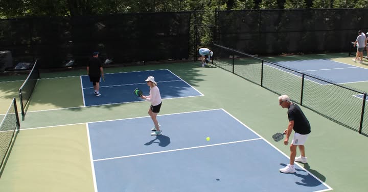 Burlingame Country Club's four pickleball courts